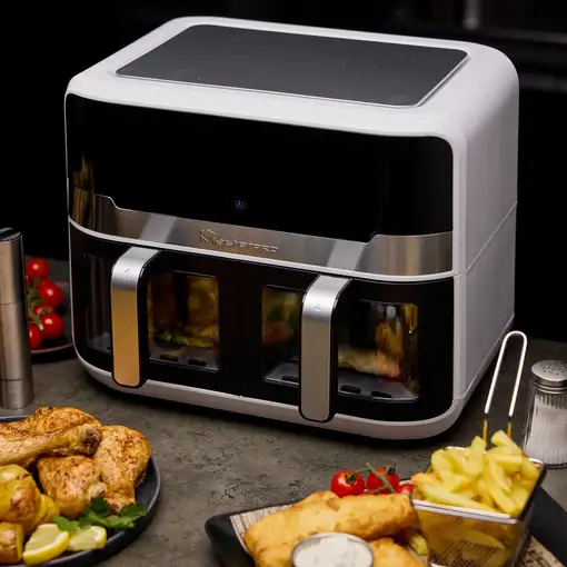 Freidora de Aire doble ROCKET de 9L y 240W con pantalla digital