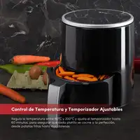 Air Fryer 1200W de 2,5L con pantalla digital y temperatura ajustable