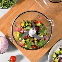 MasterPRO FOODIES Picadora eléctrica multiusos de 1.5L 400W de potencia