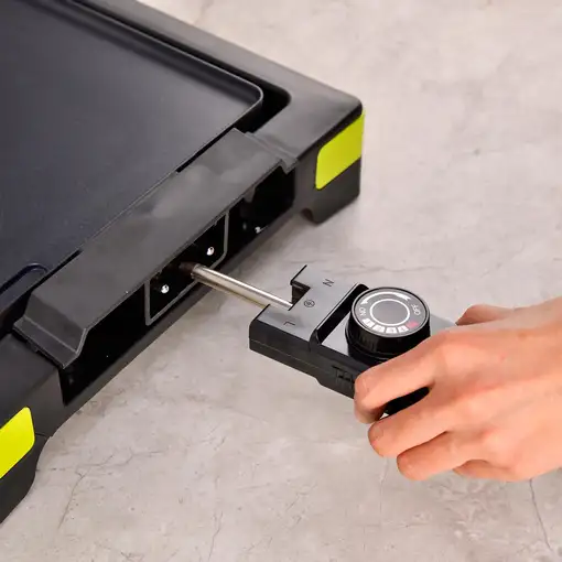 Plancha Grill XTRA de 2000W de 37x24,5cm antideslizante Bergner