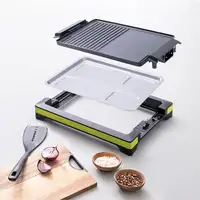 Plancha Grill XTRA de 2000W de 37x24,5cm antideslizante Bergner