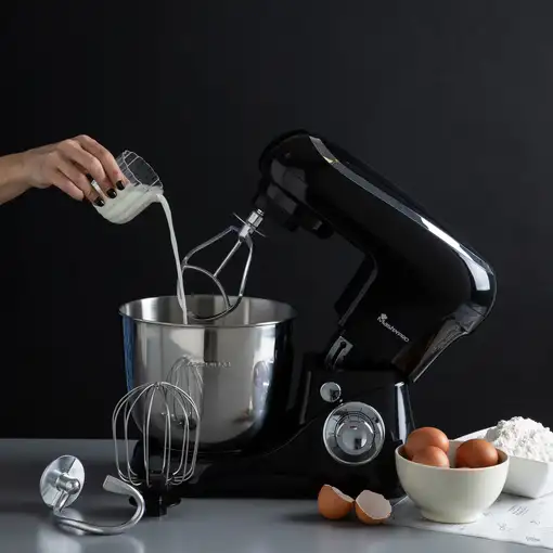 Amasadora de 5L y 1300W con 6 velocidades + Turbo MasterPRO Foodies