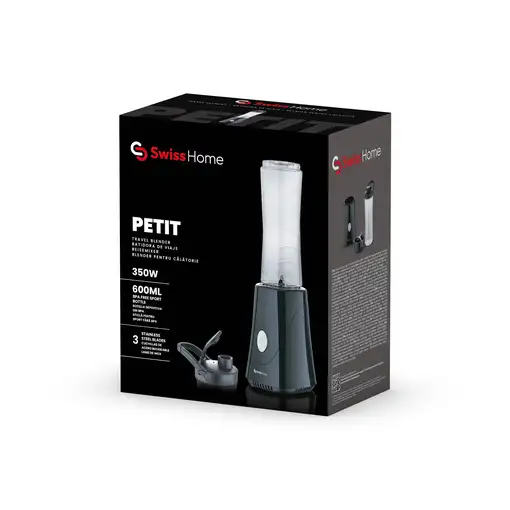 Swiss Home Petit Batidora de viaje 350W 600ml