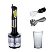 Bergner Xtra Set batidora de mano 1000W con chopper, batidor y vaso Xtra BG 600ml