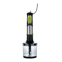 Bergner Xtra Set batidora de mano 1000W con chopper, batidor y vaso Xtra BG 600ml