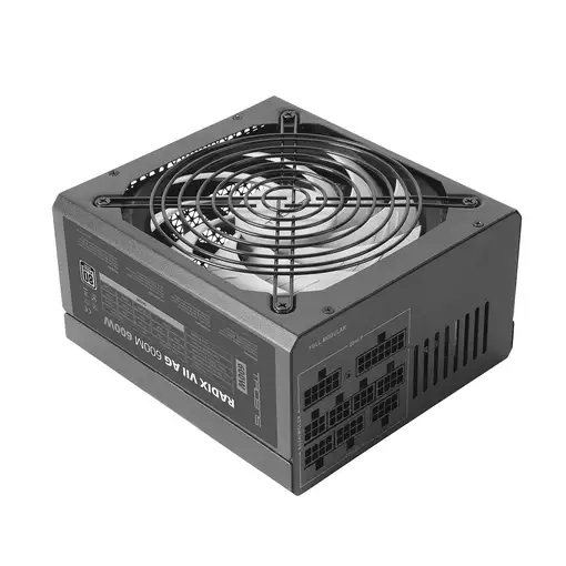 Tacens RADIX VII AG 600, Fuente Alimentación Full Modular 600W ATX, 10 Años Garan
