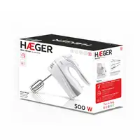 Haeger MAX MIXER Batidora de mano 500 W Blanco