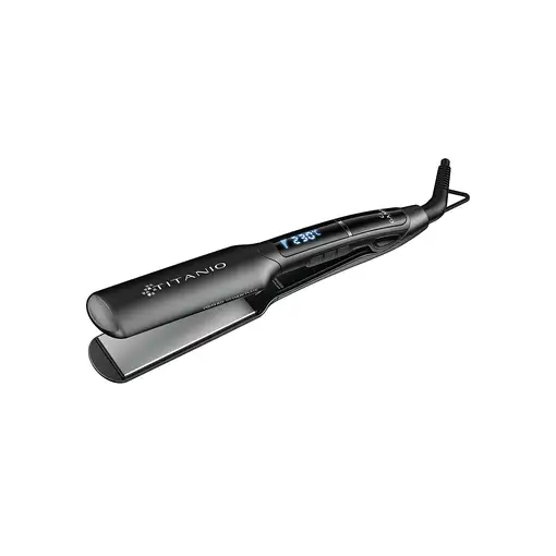 GA.MA X-wide Digital Titanio 4D Plancha de pelo Caliente Negro 40 W 2,5 m