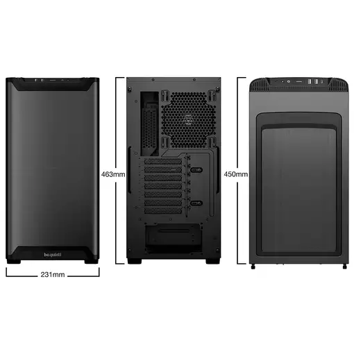 be quiet! PURE BASE 501 Airflow Black Midi Tower Negro