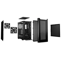 be quiet! PURE BASE 501 Airflow Black Midi Tower Negro be quiet! PURE BASE 501 Airflow Black Midi Tower Negro