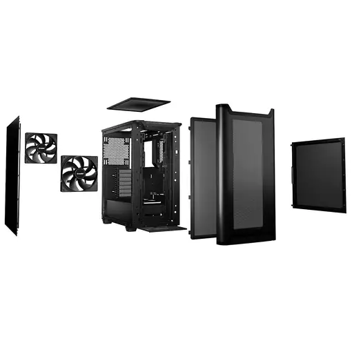 be quiet! PURE BASE 501 Airflow Black Midi Tower Negro