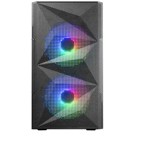 Mars Gaming MC-ME, Caja Gaming Compacta MicroATX, Ventana Lateral Completa Cristal