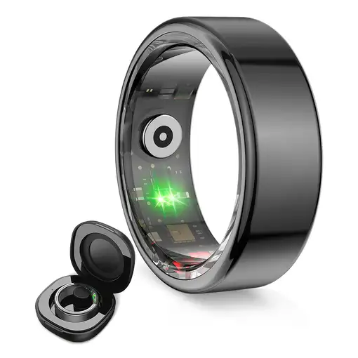 Ksix Anillo inteligente Saturn, Talla M, Aut. 3 días, Actividad y Salud