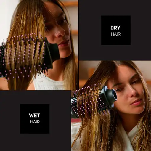 Taurus 900391000 Utensilio de peinado Cepillo de aire caliente Vapor Negro 1200 W