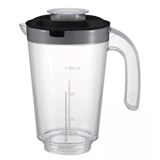 Noveen SB2000 0,8 L Licuadora de vaso 500 W Negro, Transparente