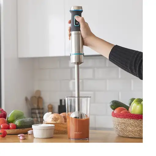 Cecotec Power TitanBlack 1200 XL Cream 0,8 L Batidora de inmersión 1200 W Negro