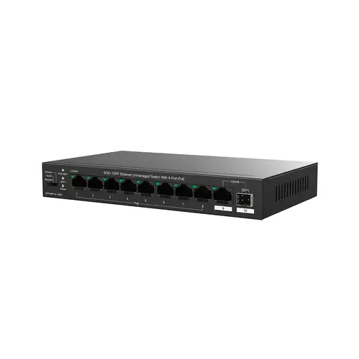 Tenda TEG1110PF-8-120W switch No administrado Gigabit Ethernet (10/100/1000) Energ