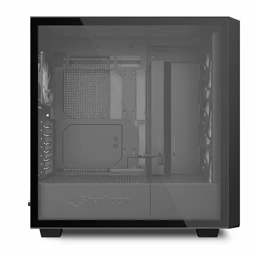 Sharkoon REBEL C70G RGB Full Tower Negro, Madera