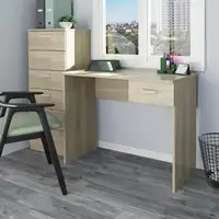 Mesa Escritorio Ordenador 75x90x50cm, 1 Cajón, Briebe, ESC1189CAB, Marron