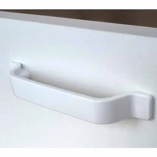 Mesa Escritorio Ordenador 75x90x50cm, 1 Cajón, Briebe, ESC1189WHT, Blanco