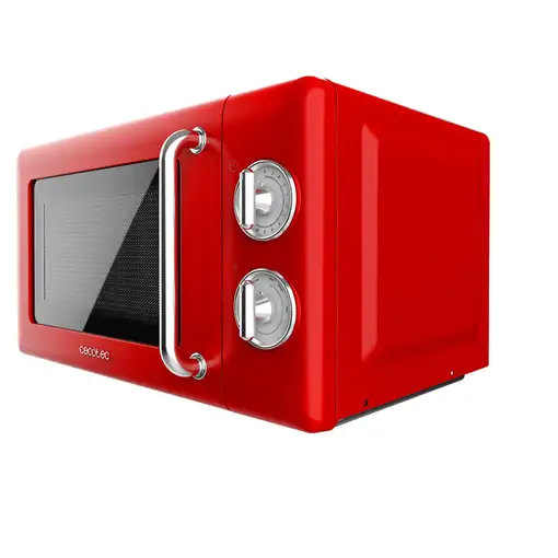 Cecotec 01705 microondas Rojo Solo microondas Encimera 20 L 700 W