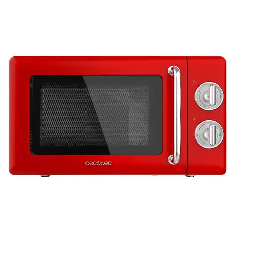 Cecotec 01705 microondas Rojo Solo microondas Encimera 20 L 700 W