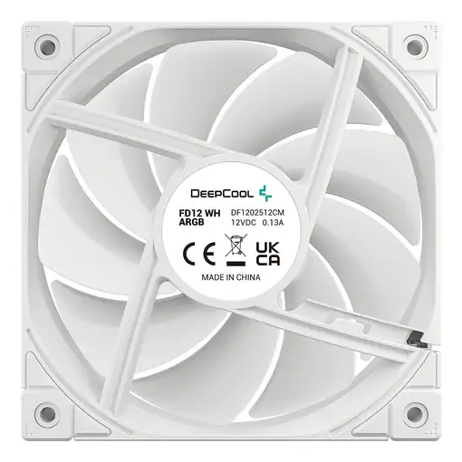 DeepCool FD12 ARGB WH-3 in 1 Carcasa del ordenador Ventilador 12 cm Blanco 3 pieza
