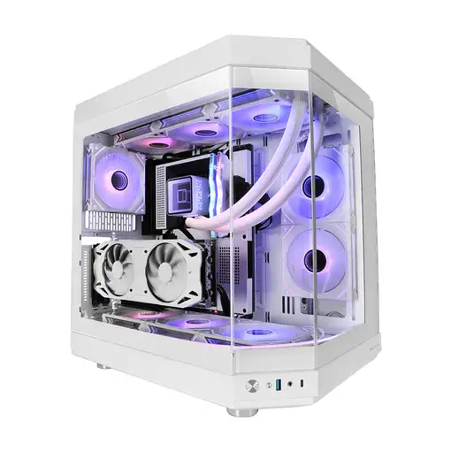 Mars Gaming MC-3T, Caja Gaming Custom ATX, Triple Ventana Cristal Templado Continu