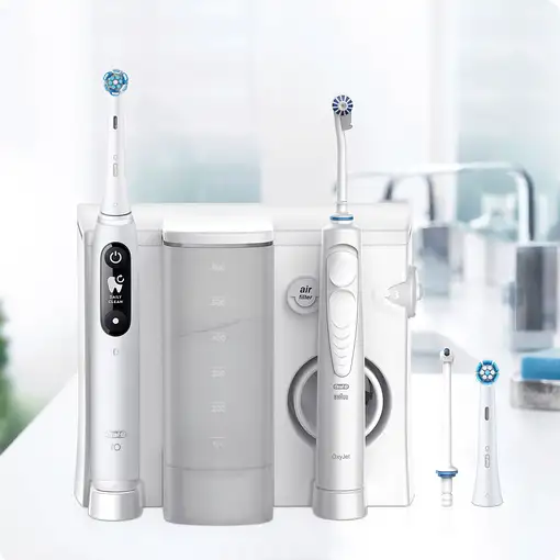 Oral-B iO6 & OxyJet Adulto Cepillo dental oscilante Blanco