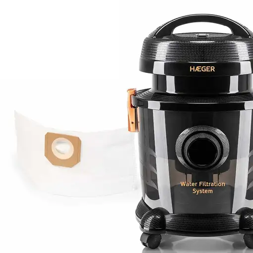 Haeger VC-12W.044A aspiradora 7 L Aspiradora de tambor Seca y húmeda 1200 W