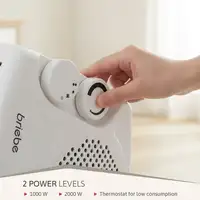 Calefactor Bajo Consumo Ventilador Eléctrico Aire Caliente/Frío, Briebe HT1181 Calefactor Bajo Consumo Ventilador Eléctrico Aire Caliente/Frío, Briebe HT1181