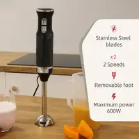 Set Tostadora Pan 2 + Hervidor Agua 1,7L + Batidora mano, Briebe, SKT1186BLK