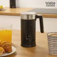 Set Cafetera Goteo 10 Tazas Café + Espumador Leche Eléctrico, Briebe, SKT1188BLK