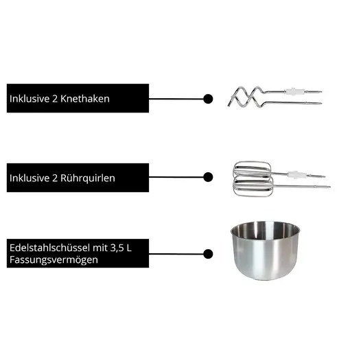 Unold 78720 batidora Batidora de mano 500 W Blanco