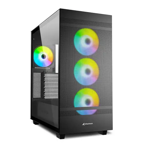 Sharkoon REBEL C50 RGB ATX Full Tower Negro Sharkoon REBEL C50 RGB ATX Full Tower Negro