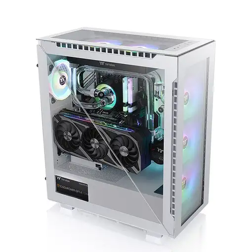 Thermaltake Divider 500 TG Snow ARGB Midi Tower Blanco
