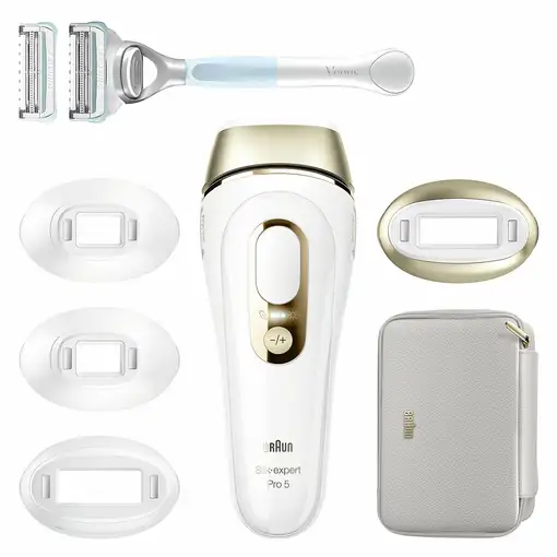 Braun Silk-expert Pro PL5356 Luz pulsada intensa (IPL) Oro, Blanco