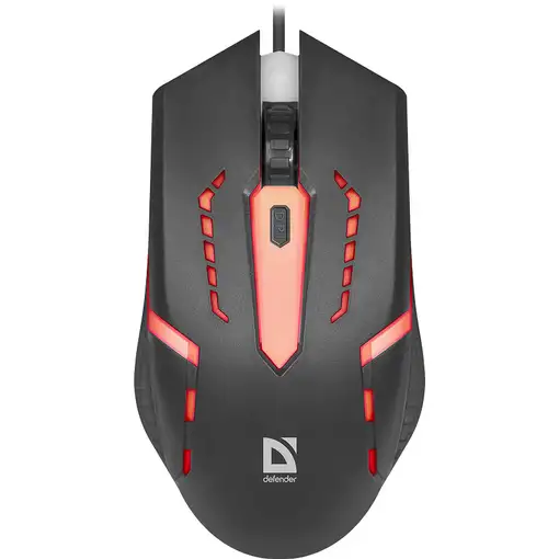 Defender FLASH MB-600L ratón Juego Ambidextro USB tipo A Óptico 1200 DPI