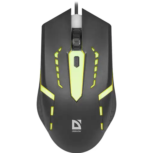 Defender FLASH MB-600L ratón Juego Ambidextro USB tipo A Óptico 1200 DPI