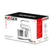 Haeger BL-5BW.009A batidora Batidora de varillas 500 W Blanco