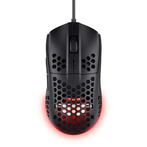 Trust GXT 928 HELOX ratón Juego mano derecha USB tipo A Óptico 6400 DPI