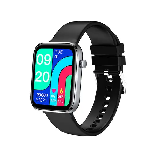 Celly TRAINERWATCHBK Relojes inteligentes y deportivos Pantalla táctil Cromo GPS
