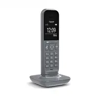 Gigaset CL390 Teléfono DECT/analógico Identificador de llamadas Gris Gigaset CL390 Teléfono DECT/analógico Identificador de llamadas Gris