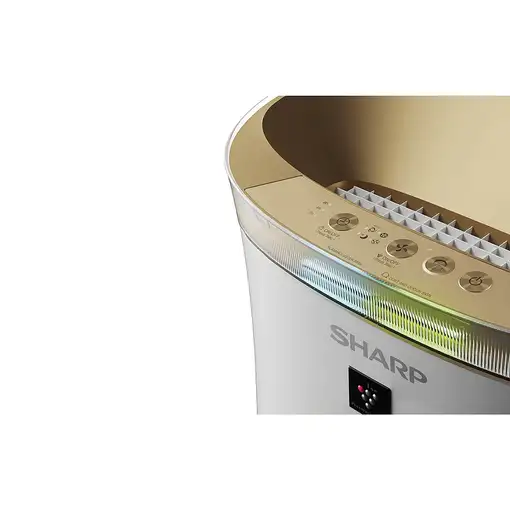 Sharp Home Appliances UA-PG50E-W purificador de aire 38 m² 52 dB 47 W Oro, Blanco
