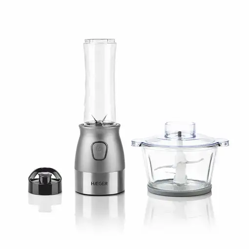 Haeger LQ-2E1.009A licuadora 0,6 L Licuadora de vaso 500 W Gris, Acero inoxidable Haeger LQ-2E1.009A licuadora 0,6 L Licuadora de vaso 500 W Gris, Acero inoxidable