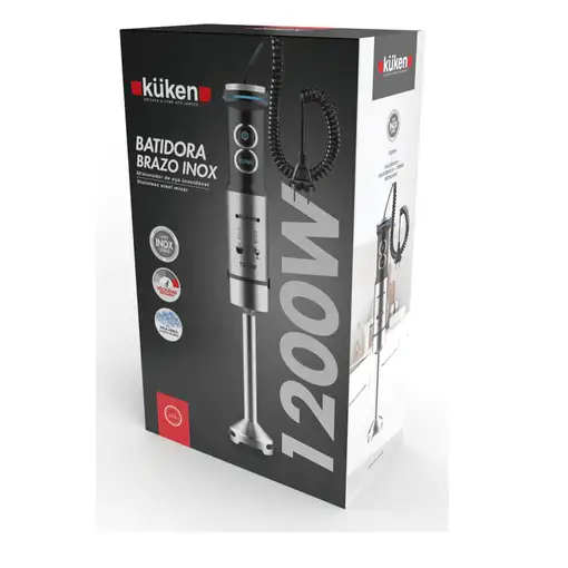 Küken 32739 licuadora Batidora de inmersión 1500 W Negro, Plata