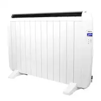 Yoevu - Emisor termico de aluminio, 2000W, 12 elementos, bajo consumo, blanco