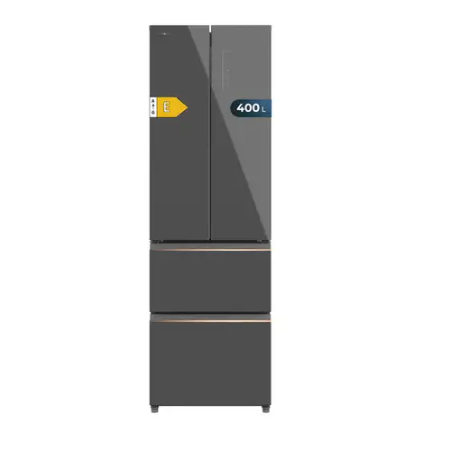 Cecotec Bolero CoolMarket Combi F2D 400 Grey nevera puerta lado a lado Independien