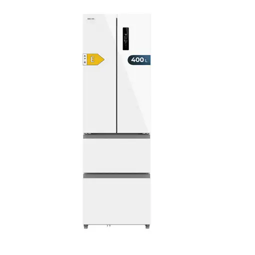 Cecotec Bolero CoolMarket Combi F2D 400 White nevera puerta lado a lado Indep