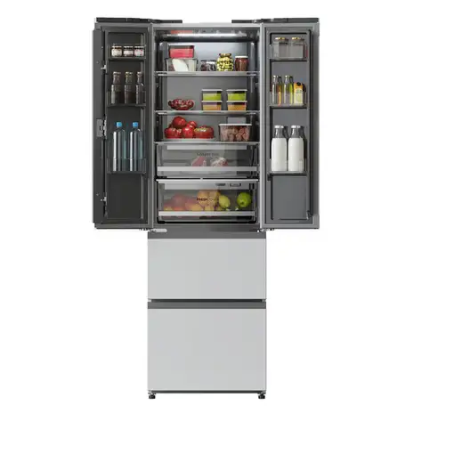 Cecotec Bolero CoolMarket Combi F2D 400 White nevera puerta lado a lado Indep